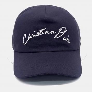 Pre Owned Dior Cotton Navy Homme cap