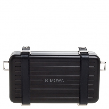 Dior x Rimowa Black Aluminum and Leather Personal Clutch Bag