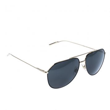 Pre Owned Dolce & Gabbana Grey/Pale Gold DG2166 Sunglasses