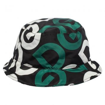 Pre Owned Dolce & Gabbana Multicolor DG Mania Print Cotton Bucket Hat