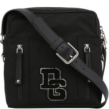 Pre Owned Dolce and Gabbana Black Nylon Messenger Bag