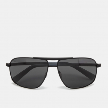 Pre Owned Dolce & Gabbana Black DG2154 Aviator Sunglasses
