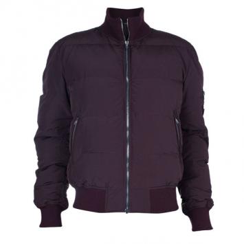 Pre Owned Dolce and Gabbana Maroon Puffer Jacket L