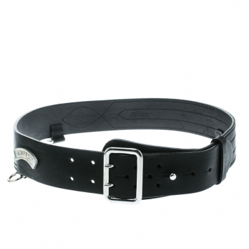Pre Owned DSquared2 Black Leather Buckle Belt Size 100 CM