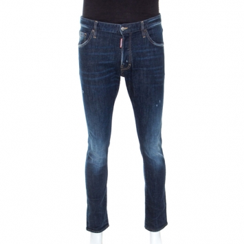 Pre Owned Dsquared2 Blue Denim Cool Guy Jeans L