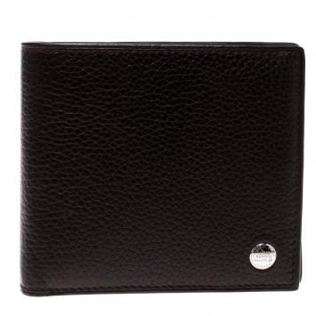 Pre Owned Alfred Dunhill dark Brown Leather Bifold Wallet