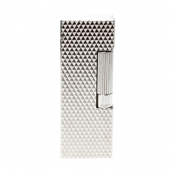 Pre Owned Dunhill Textured Silver Tone Lighter