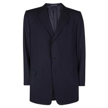 Pre Owned Ermenegildo Zegna Navy Blue Wool High Performance Blazer 6XL