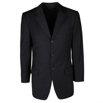 Pre Owned Ermenegildo Zegna Soft Grey Wool Tailored Suit M