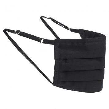 Pre Owned Collars & Cuffs Non-Medical Handmade Jet Black Face Mask (Available for UAE Customers Only)