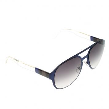 Pre Owned Fendi Blue FF0082/S Aviator Sunglasses