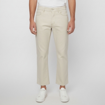 مملوكة مسبقًا Fendi Beige Denim Regular Fit Selleria Jeans XS/Waist 33"