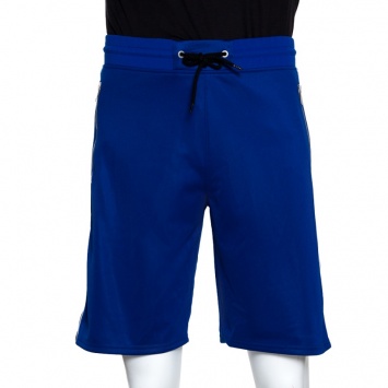 Pre Owned Givenchy Blue Jersey 4G Side Band Shorts S
