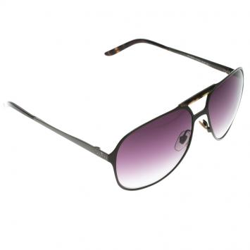 Pre Owned Gucci Brown/ Purple Gradient GG2206/S Aviator Sunglasses