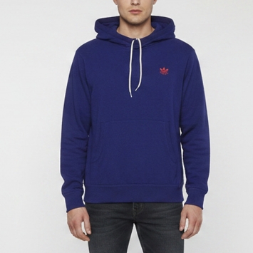 مملوكة مسبقًا Gucci  X Adidas Blue Logo Embroidered Wool Knitted Hoodie M