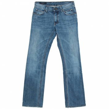 Pre Owned Gucci Blue Denim Straight Fit Jeans S