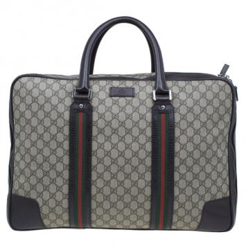 Pre Owned Gucci Original GG Canvas Carry On Travel Bag