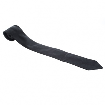 Pre Owned Hermes Vintage Black Silk Tie