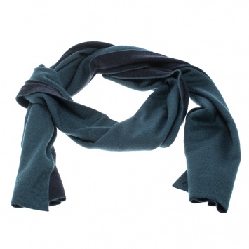 Pre Owned Hermès Bicolor Cashmere and Silk Knit Reversible Aller Retour Muffler