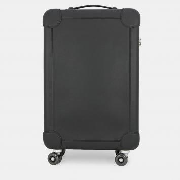 Pre Owned Hermes Rms Rolling Mobility Suitcase Black Taurillon Clemence