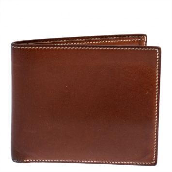 Pre Owned Hermes Fauve Barenia Leather MC² Copernic Wallet
