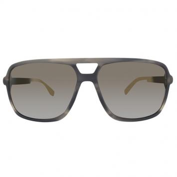 Pre Owned Hugo Boss Black Beige/Carbon BOSS0772S Square Sunglasses
