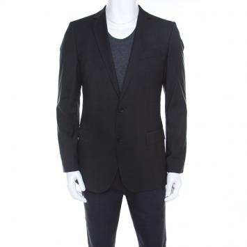Pre Owned Hugo by Hugo Boss Grey Wool Amaro/Heise Blazer M