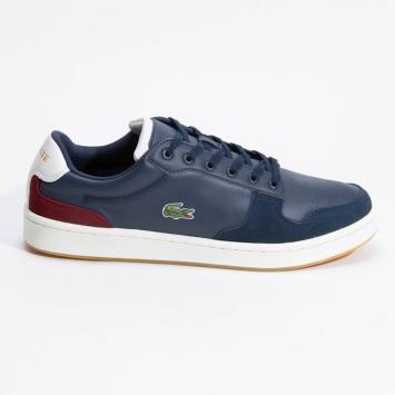 Pre Owned Lacoste Blue Masters Cup Tricolour Sneakers Size 42.5 (Available for UAE Customers Only)