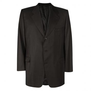 Pre Owned Lanvin Super 120 Brown Wool Regular Fit Blazer 6XL