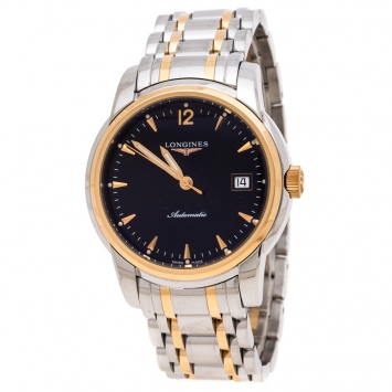 Pre Owned Longines Black 18K Rose Gold Stainless Steel L2.763.5.52.7 The Saint-Imier Men's Wristwatch 38 mm