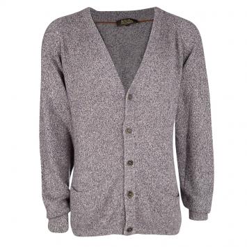 Pre Owned Loro Piana Purple Baby Cashmere Cardigan 3XL