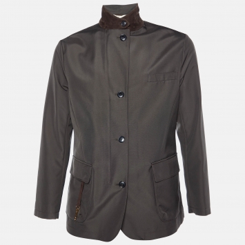 Pre Owned Loro Piana Grey Roadster Villa D'Este Jacket L