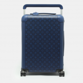 مملوكة مسبقًا Louis Vuitton Horizon 55 Cobalt Taigarama Canvas and Leather Suitcase
