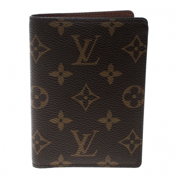 Pre Owned Louis Vuitton Damier Ebene Canvas Billfold Wallet