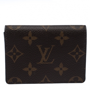 Pre Owned Louis Vuitton Monogram Canvas Enveloppe Carte De Visite 