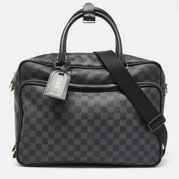 Pre Owned Louis Vuitton Damier Graphite Canvas Icare Laptop Bag