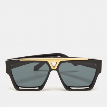 Pre Owned Louis Vuitton Black Z1502W 1.1 Evidence Square Sunglasses