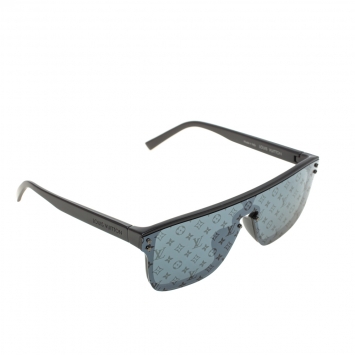 Pre Owned Louis Vuitton Black Monogram LV Waimea Shield Sunglasses