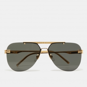 Pre Owned Louis Vuitton Black Z1261LW Aviator Ash Sunglasses