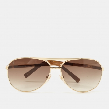 Pre Owned Louis Vuitton Brown Z0339U Altitude Pilot Sunglasses