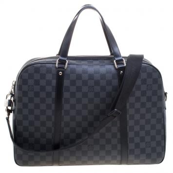 Pre Owned Louis Vuitton Damier Graphite Canvas Porte Documents Voyage GM Bag