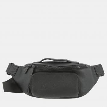 مملوكة مسبقًا Louis Vuitton Rush Bumbag Black Monogram Shadow