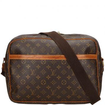 Pre Owned Louis Vuitton Monogram Canvas Reporter GM Bag