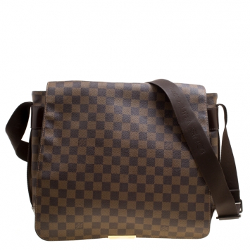 Pre Owned Louis Vuitton Damier Ebene Canvas Bastille Bag