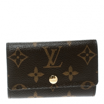 Pre Owned Louis Vuitton Monogram Canvas 6 Key Holder