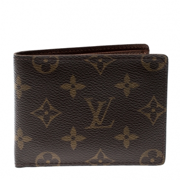 Pre Owned Louis Vuitton Monogram Canvas Bifold Wallet