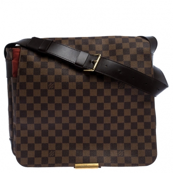 Pre Owned Louis Vuitton Damier Ebene Canvas Bastille Messenger Bag