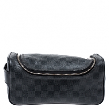 Pre Owned Louis Vuitton Damier Graphite Canvas Toiletry Pouch