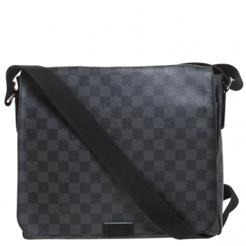 Pre Owned Louis Vuitton Damier Graphite Canvas District MM Bag