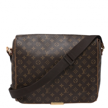 Pre Owned Louis Vuitton Monogram Canvas Abbesses Messenger Bag